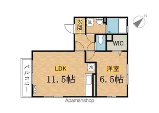 エル・ヴィエント【2階】の間取り