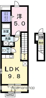 マイ リゾート【2階】の間取り