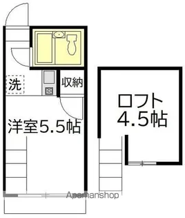 ラメール桜上水【2階】の間取り