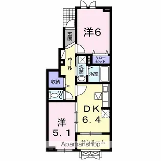 モデリアS【1階】の間取り