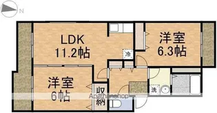 ファミールグラン【1階】の間取り