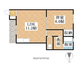 AMI【1階】の間取り