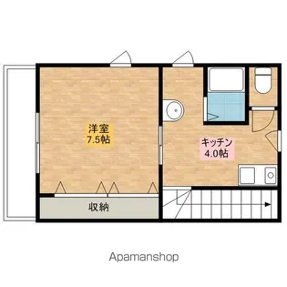 東京都八王子市西片倉2丁目【アパート】の間取り