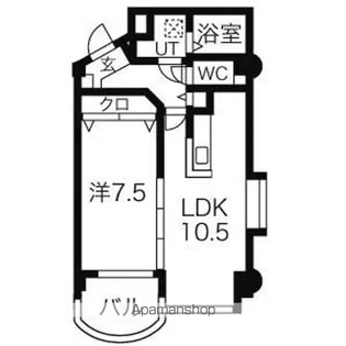 メビウスA.K.【4階】の間取り