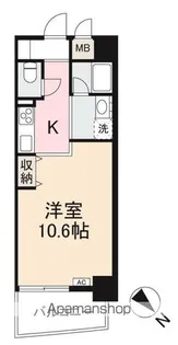 TADコンフォート瀬戸大橋【305号室】の間取り