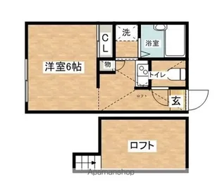 M・T セジュール【107号室】の間取り