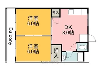 新原第1マンション【3階】の間取り