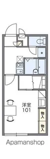 レオパレスCHARMANT【2階】の間取り