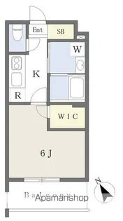 福岡県福岡市東区馬出4丁目【マンション】の間取り