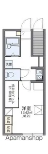 レオパレスティアラ【104号室】の間取り