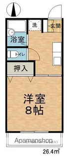 エクセレント桐A【1階】の間取り