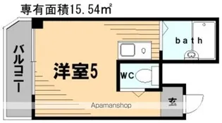 中野第2ビル【504号室】の間取り