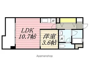 セレス別府【6階】の間取り