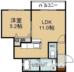 ANNE JUDE(アンジュード)【3階】の間取り