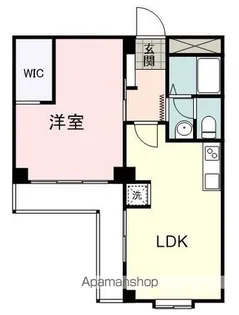 セブンスターマンション清水【803号室】の間取り