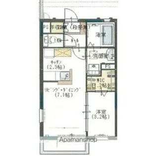 アルバB【103号室】の間取り