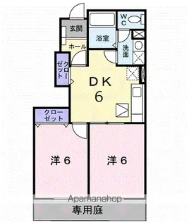 リュミエール・K B【1階】の間取り