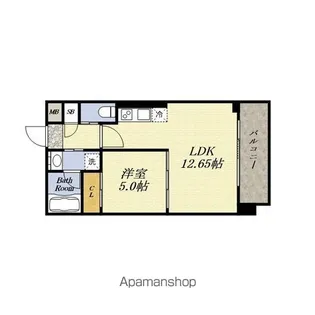 プレジオ弁天町【12階】の間取り