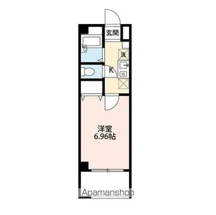 アンプルールフェール 槙【2階】の間取り