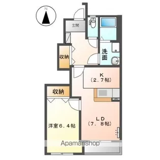 サンコート・パレス【1階】の間取り