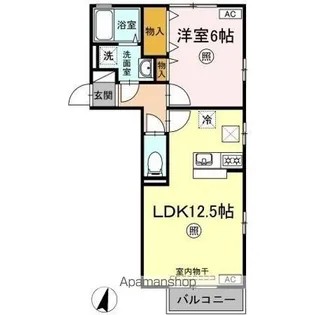 パルクエスト【1階】の間取り