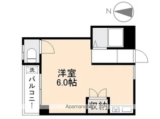 真鍋ハイツ北棟【2階】の間取り
