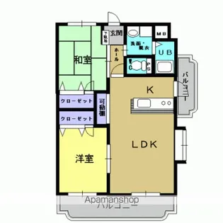 OPUS城山台【2階】の間取り