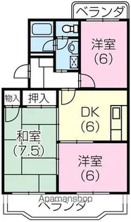 アドラシオン【1階】の間取り