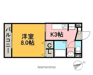 ラ・ロッシュ【1階】の間取り