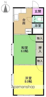 コウシンハイツ【105号室】の間取り