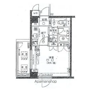 パティオ西早稲田【5階】の間取り