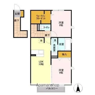 STRAHL(シュトラール)【2階】の間取り