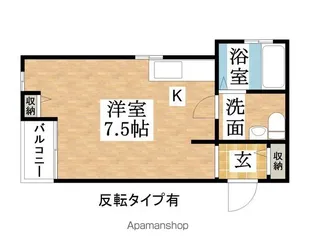 ハイムノルドステン【202号室】の間取り