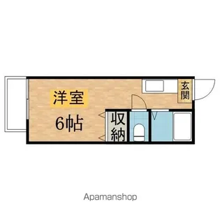 メゾンブランシュ【202号室】の間取り