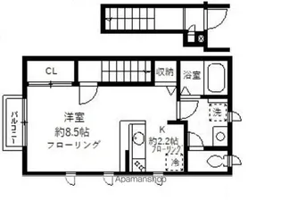 ヴァンオランジュ【2階】の間取り