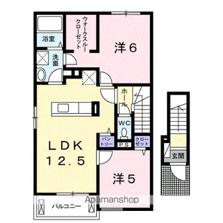もみの樹 Ⅱ【2階】の間取り
