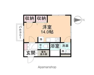 ル・プチシェヌー【3階】の間取り