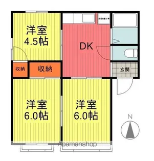 アンビックス9【101号室】の間取り
