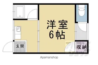 グランプリ山科【106号室】の間取り
