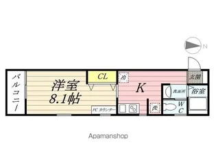 ローズガーデン鶴見【2階】の間取り