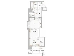 アクタス天神セントラルタワーⅡ【10階】の間取り
