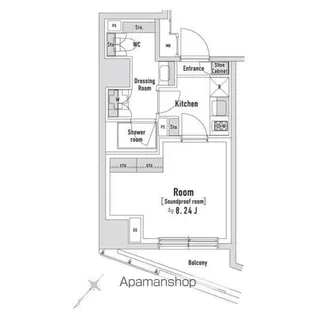 TRACK八丁堀【4階】の間取り