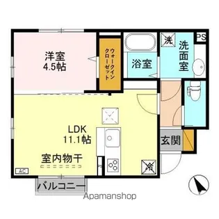 スカイベル A【1階】の間取り
