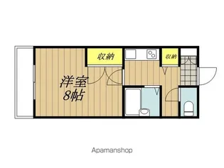 リポージュシンエツA棟【206号室】の間取り