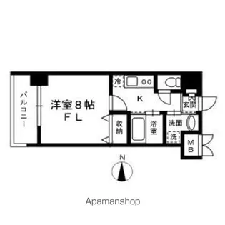 パークフラッツ本町【11階】の間取り