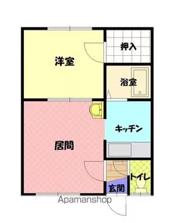 ドリームハイツ友光1号館【105号室】の間取り