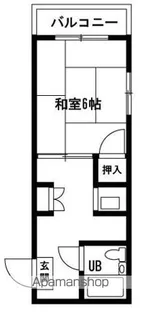アミティ白島【402号室号室】の間取り