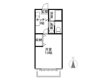 ナウ・ビラージュ【1階】の間取り