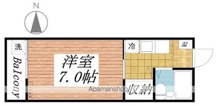 レジデンス小松原【2階】の間取り