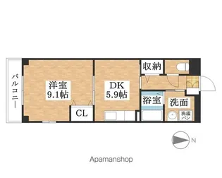 フィオーレ【1階】の間取り